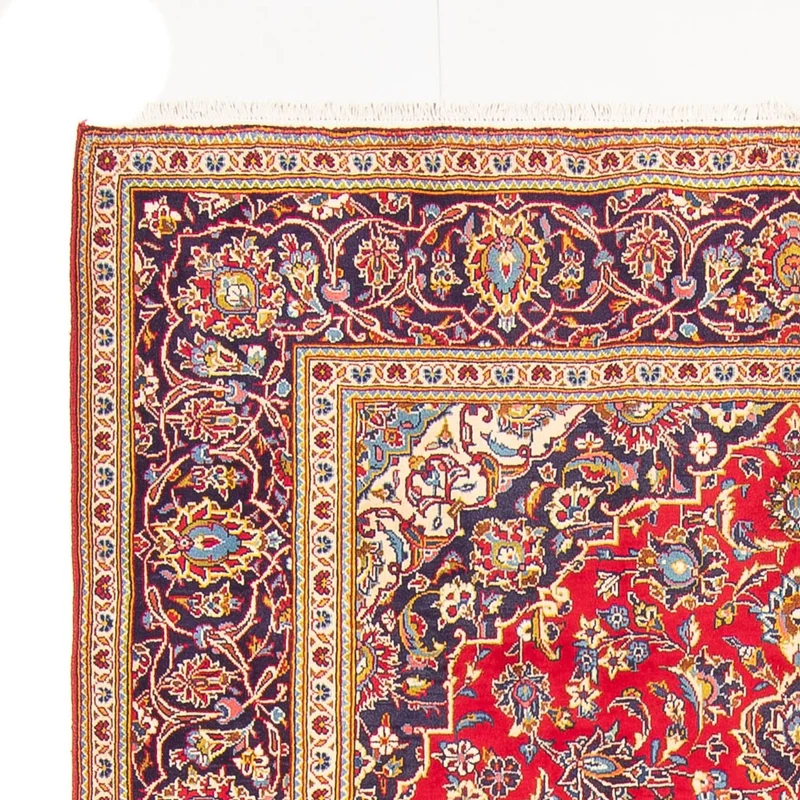 Keshan Teppich 204x298cm - Perserteppich - rot