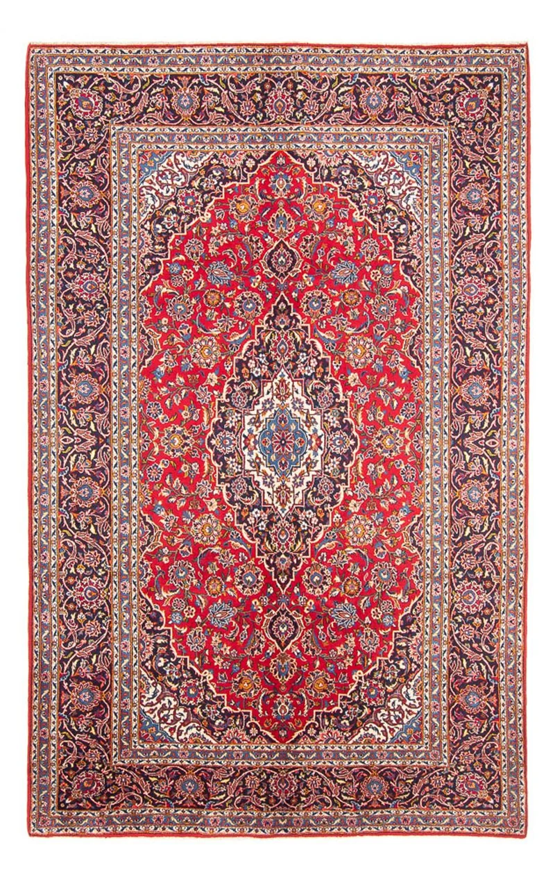 Keshan Teppich 203x300cm - Perserteppich - rot