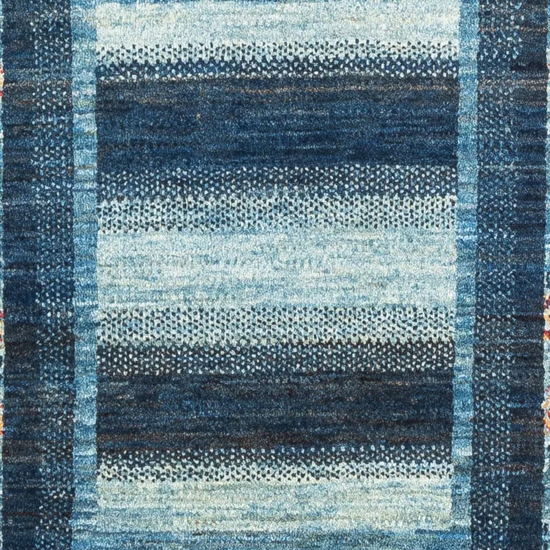 Gabbeh Teppich - Loribaft Perser - Royal - 78 x 128 cm - blau