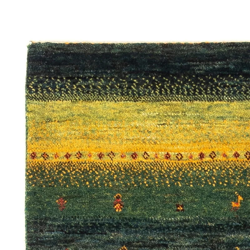 Loribaft Teppich Perser 82x133cm - Orientteppich - grün