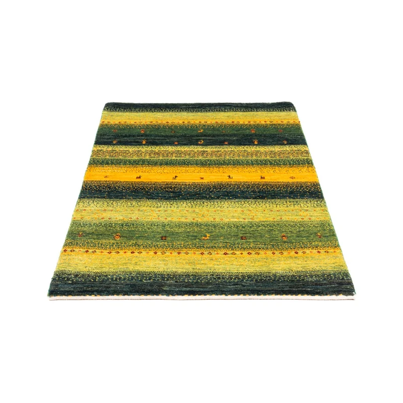 Loribaft Teppich Perser 82x133cm - Orientteppich - grün