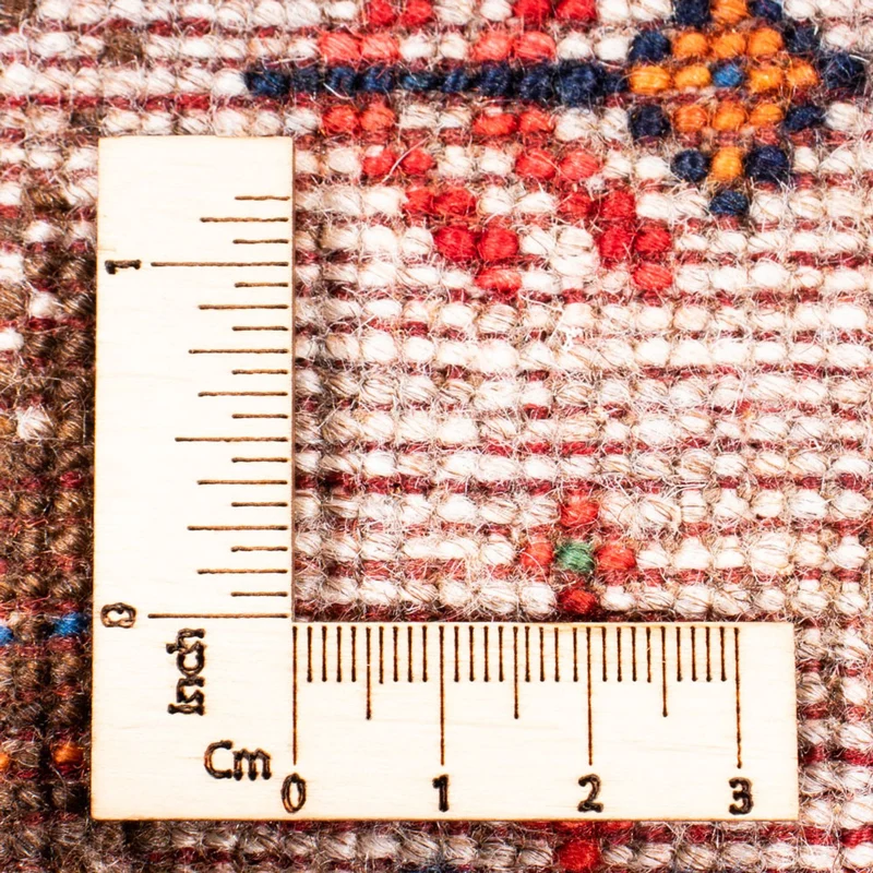 Loribaft Teppich Perser 85x147cm - Orientteppich - grau