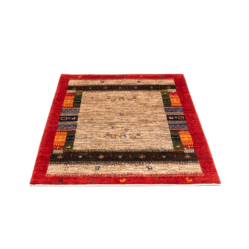 Loribaft Teppich Perser 87x130cm - Orientteppich - grau