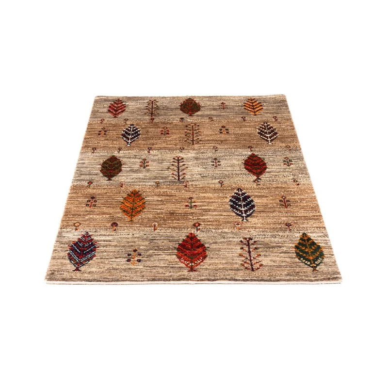 Loribaft Teppich Perser 83x133cm - Orientteppich - grau