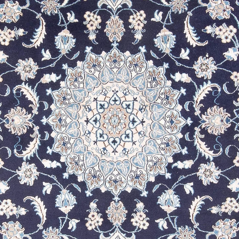 Perserteppich - Nain - 190 x 291 cm - dunkelblau
