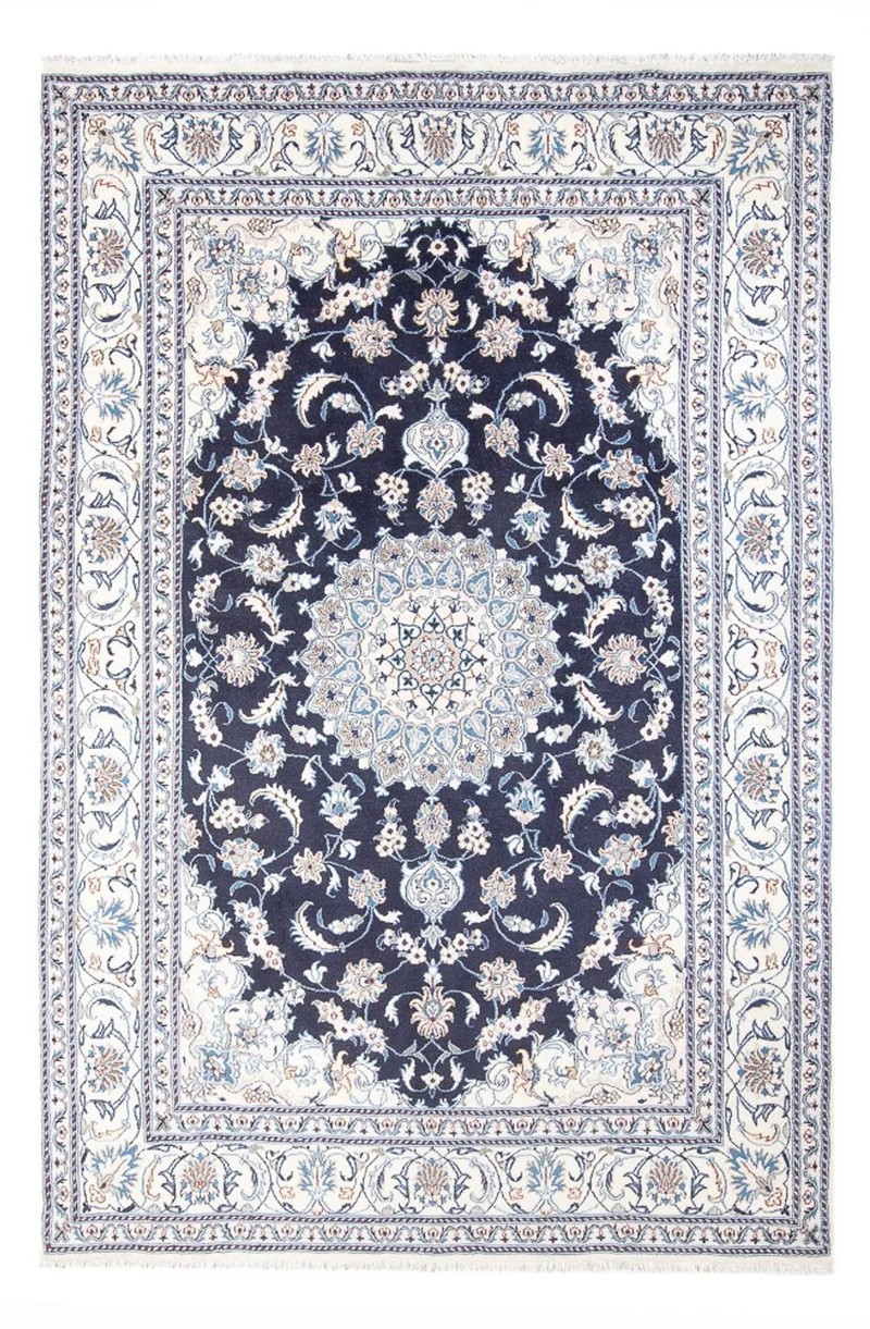 Nain Teppich 194x302cm - Perserteppich - dunkelblau