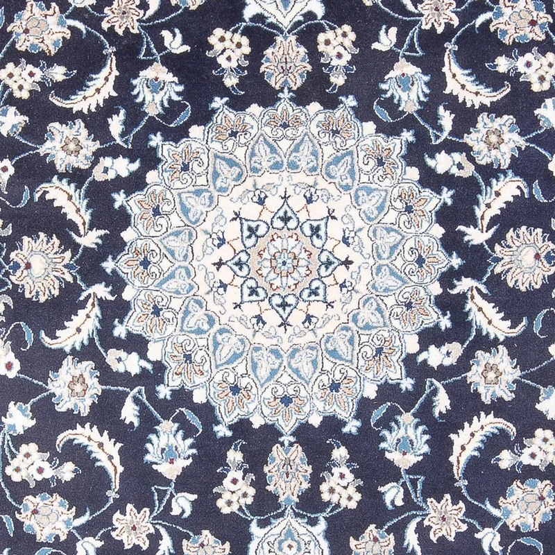 Nain Teppich 194x302cm - Perserteppich - dunkelblau