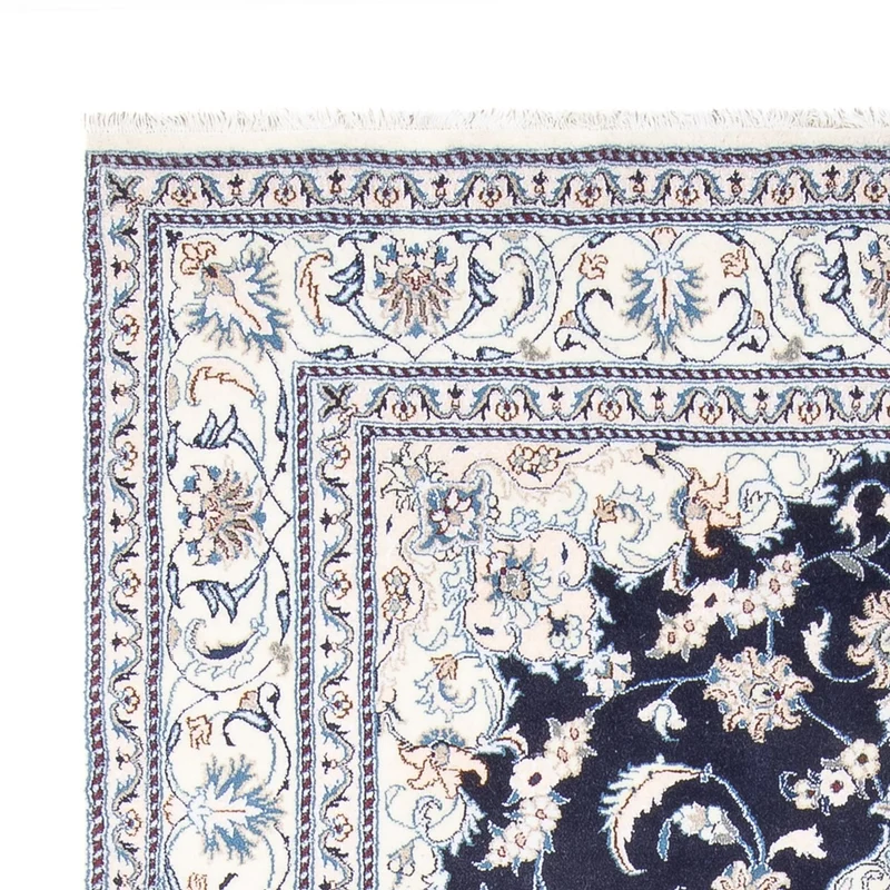 Nain Teppich 194x302cm - Perserteppich - dunkelblau