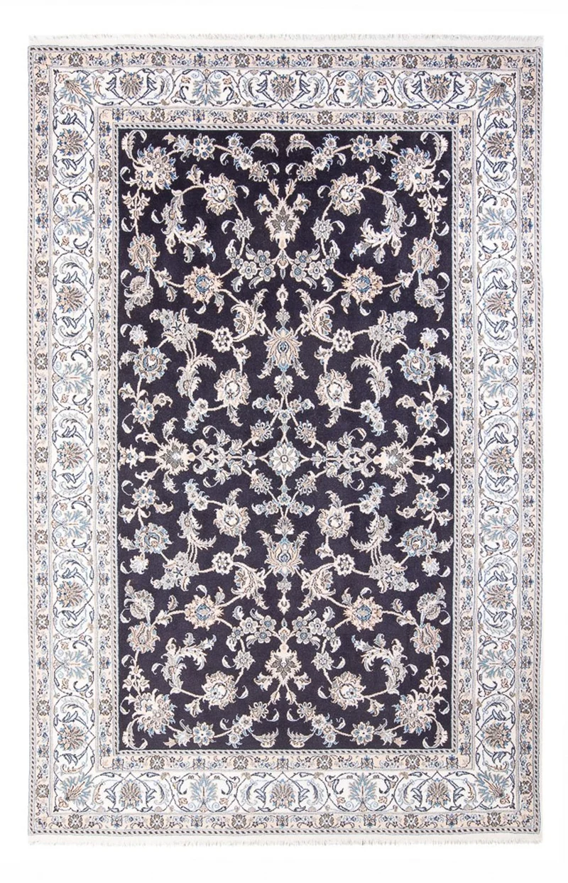 Nain Teppich 193x304cm - Perserteppich - dunkelblau
