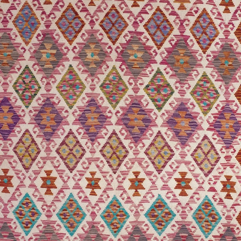 Kelim Maimene Teppich 215x308cm - mehrfarbig