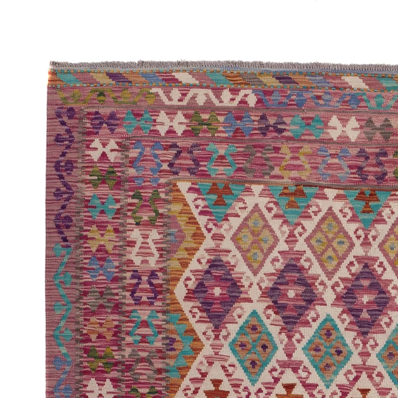 Kelim Maimene Teppich 215x308cm - mehrfarbig