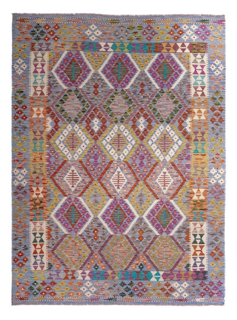 Kelim Maimene Teppich 191x250cm - mehrfarbig