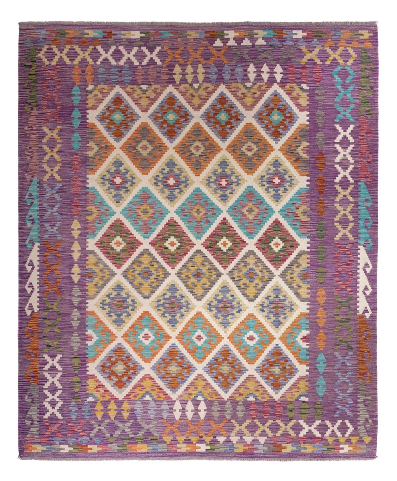 Kelim Maimene Teppich 206x246cm - mehrfarbig