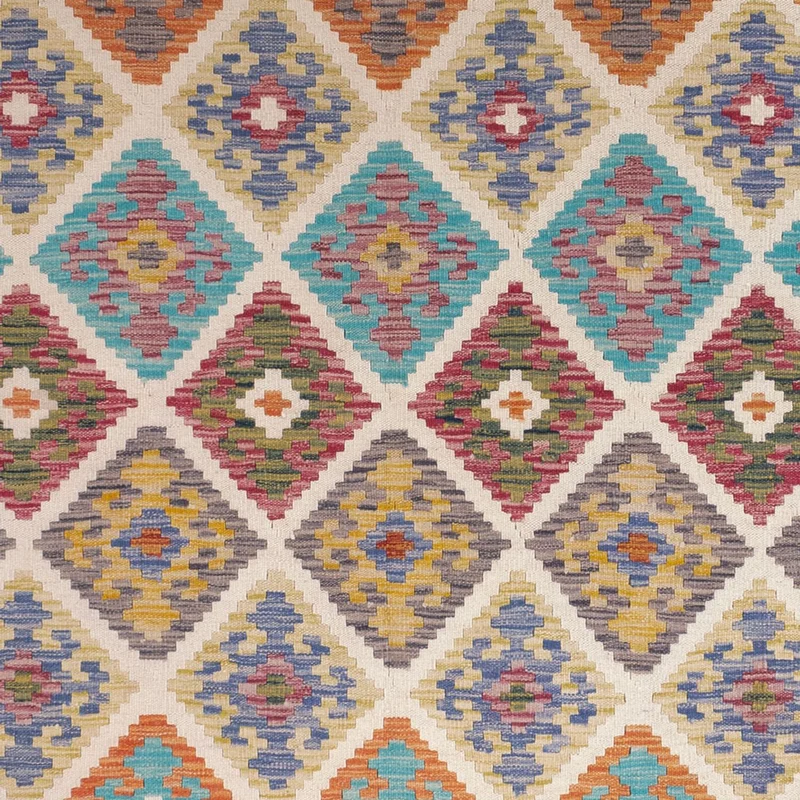 Kelim Maimene Teppich 206x246cm - mehrfarbig