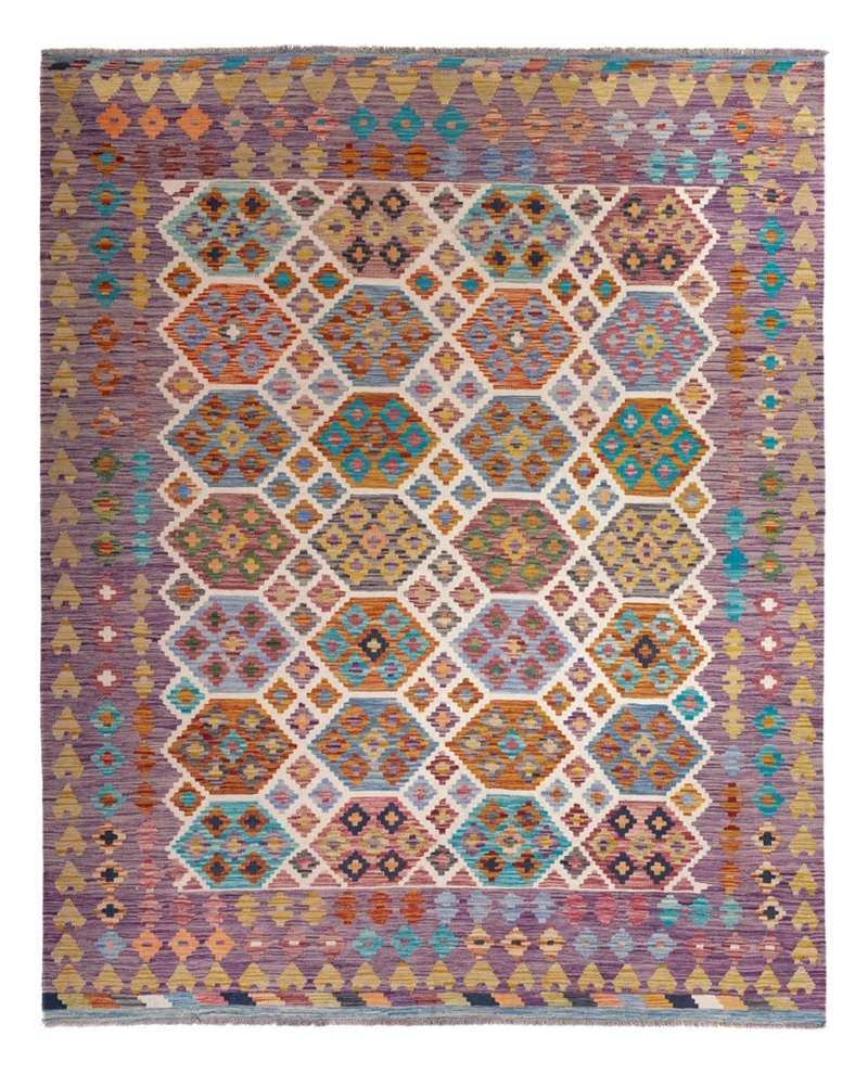 Kelim Maimene Teppich 205x255cm - mehrfarbig
