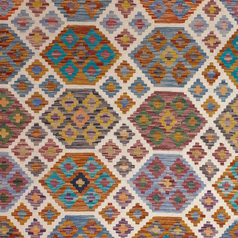 Kelim Maimene Teppich 205x255cm - mehrfarbig
