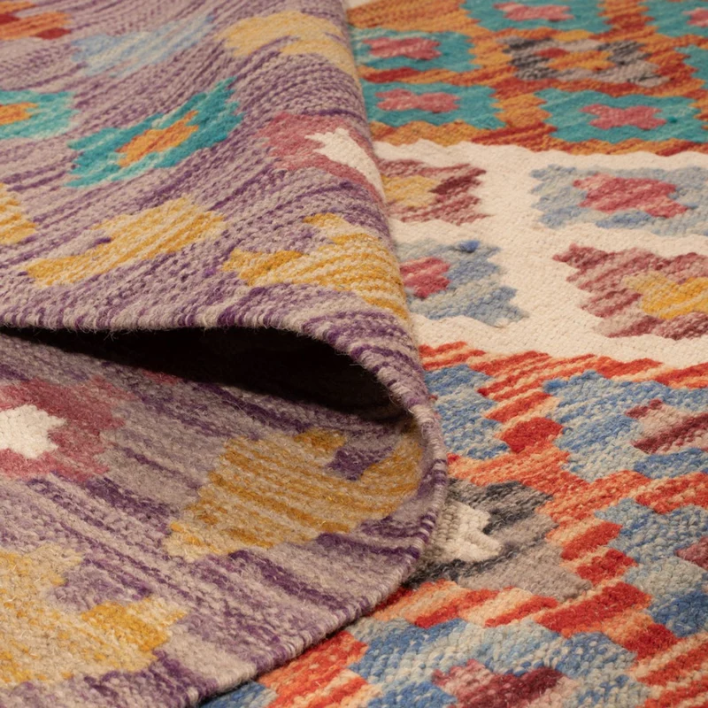 Kelim Maimene Teppich 205x255cm - mehrfarbig
