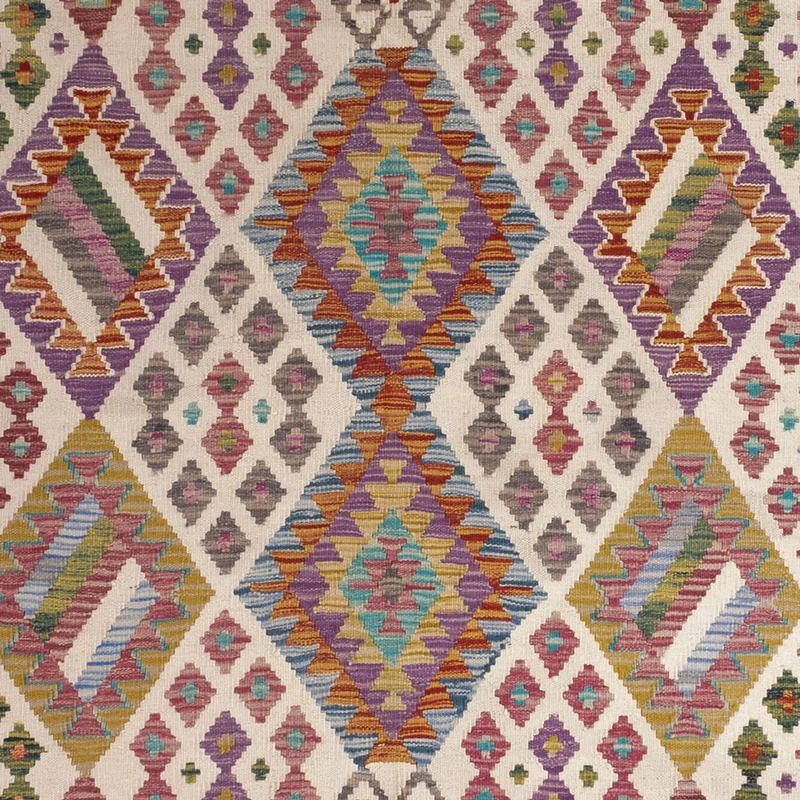 Kelim Maimene Teppich 201x243cm - mehrfarbig