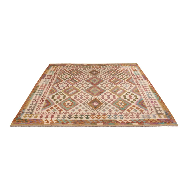 Kelim Maimene Teppich 201x243cm - mehrfarbig