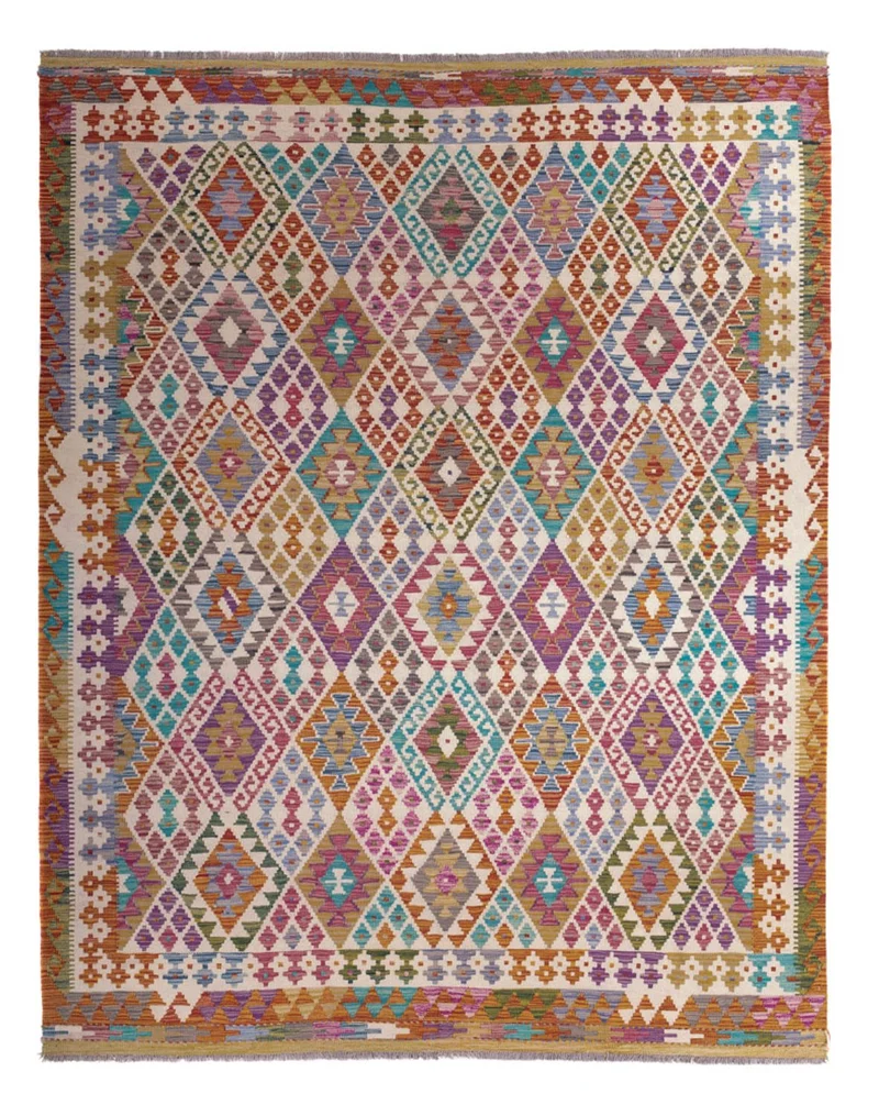 Kelim Maimene Teppich 204x246cm - mehrfarbig