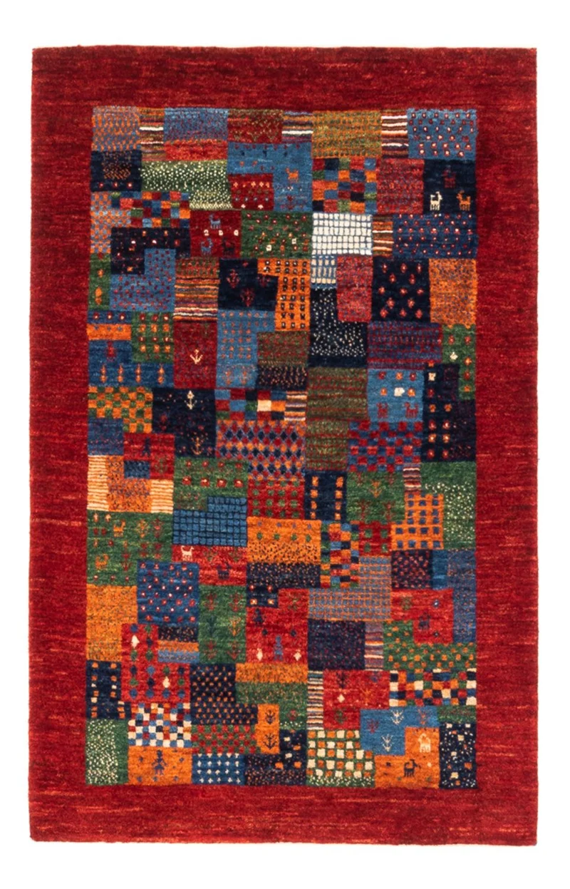 Loribaft Teppich Perser 87x133cm - Orientteppich - mehrfarbig