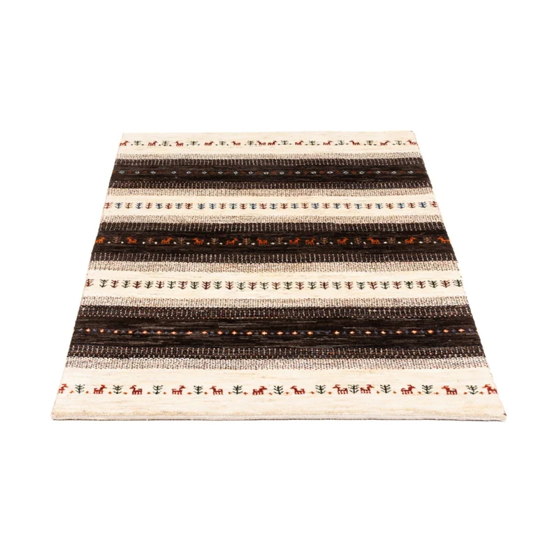 Loribaft Teppich Perser 81x128cm - Orientteppich - grau