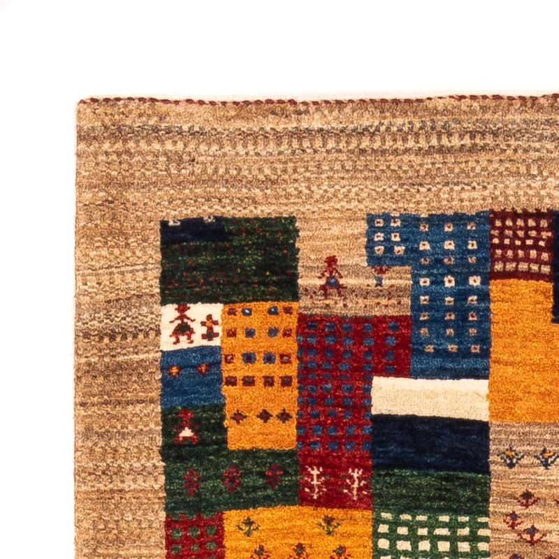 Loribaft Teppich Perser 82x123cm - Orientteppich - mehrfarbig