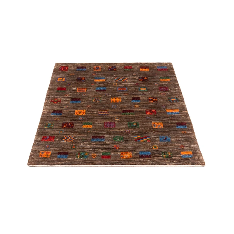 Loribaft Teppich Perser 82x119cm - Orientteppich - grau