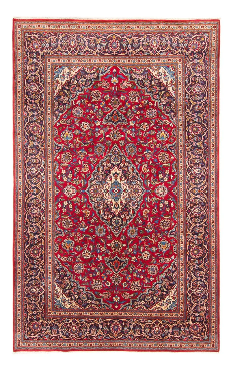 Keshan Teppich 200x307cm - Perserteppich - rot