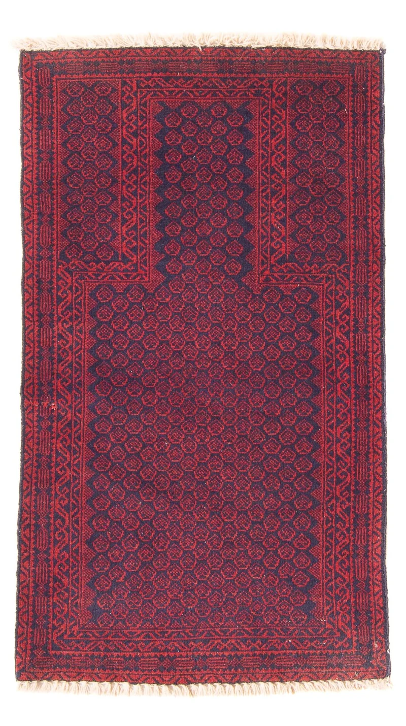 Belutsch Teppich 76x140cm - Orientteppich - blau