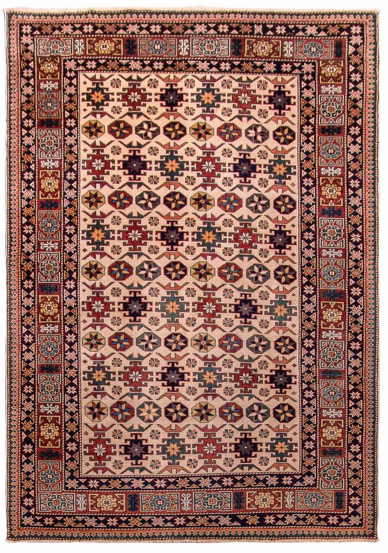Schirwan Teppich 146x207cm - Orientteppich - beige