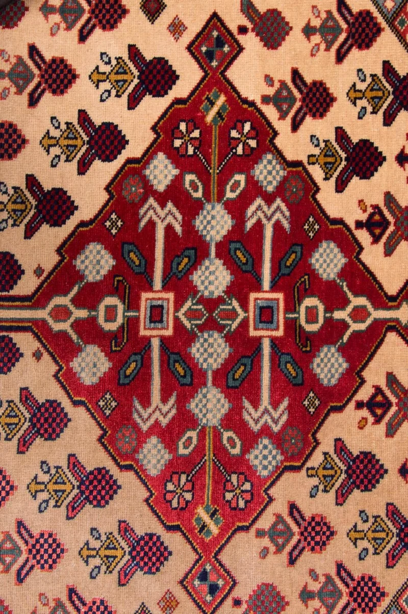 Schirwan Teppich 133x200cm - Orientteppich - rot