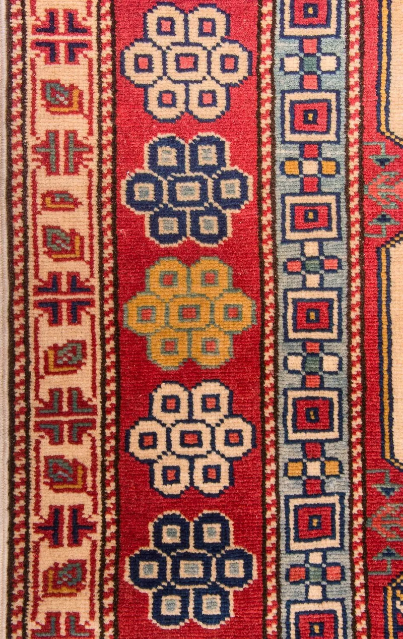 Schirwan Teppich 133x200cm - Orientteppich - rot