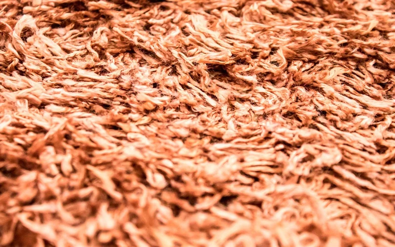 Hochflor Teppich 178x332cm - orange