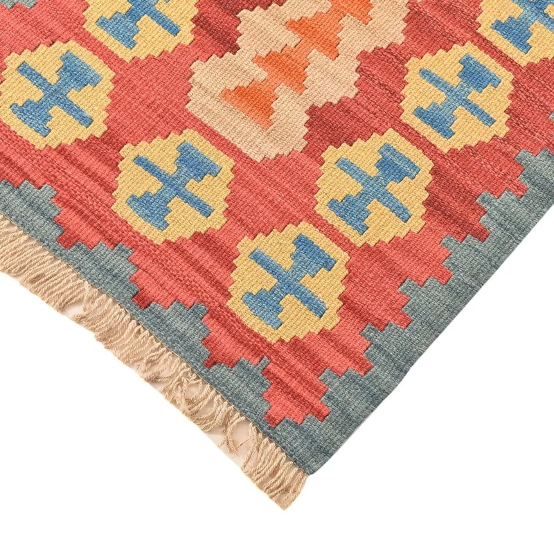 Kelim Fars Teppich 58x201cm - mehrfarbig
