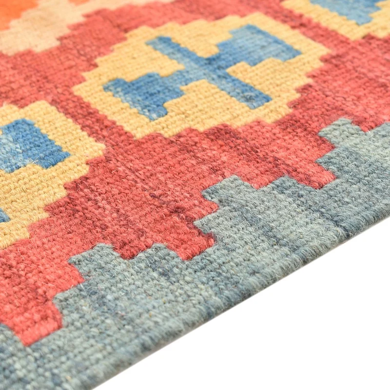 Kelim Fars Teppich 58x201cm - mehrfarbig