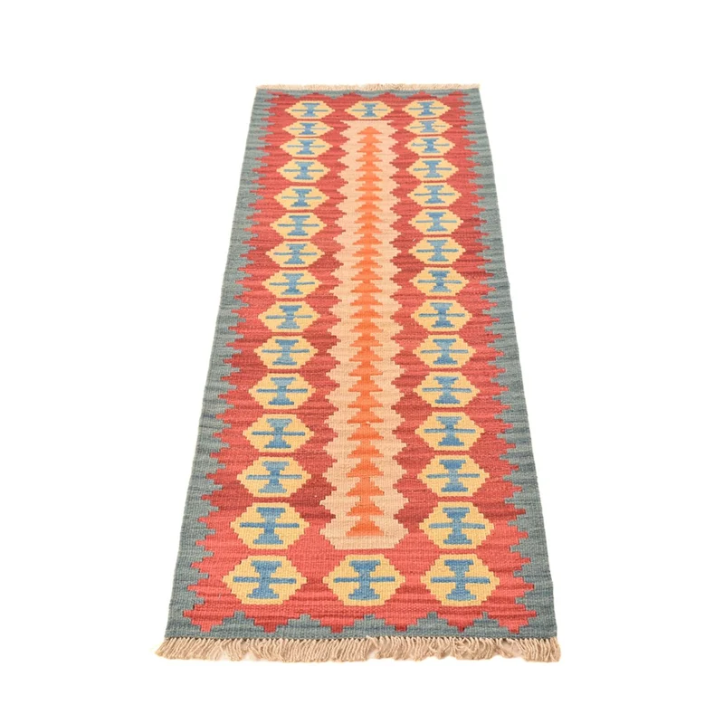 Kelim Fars Teppich 58x201cm - mehrfarbig