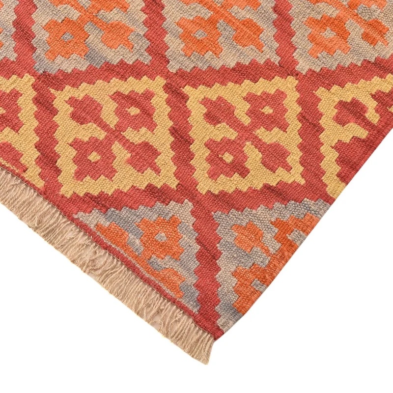 Kelim Fars Teppich 58x201cm - mehrfarbig