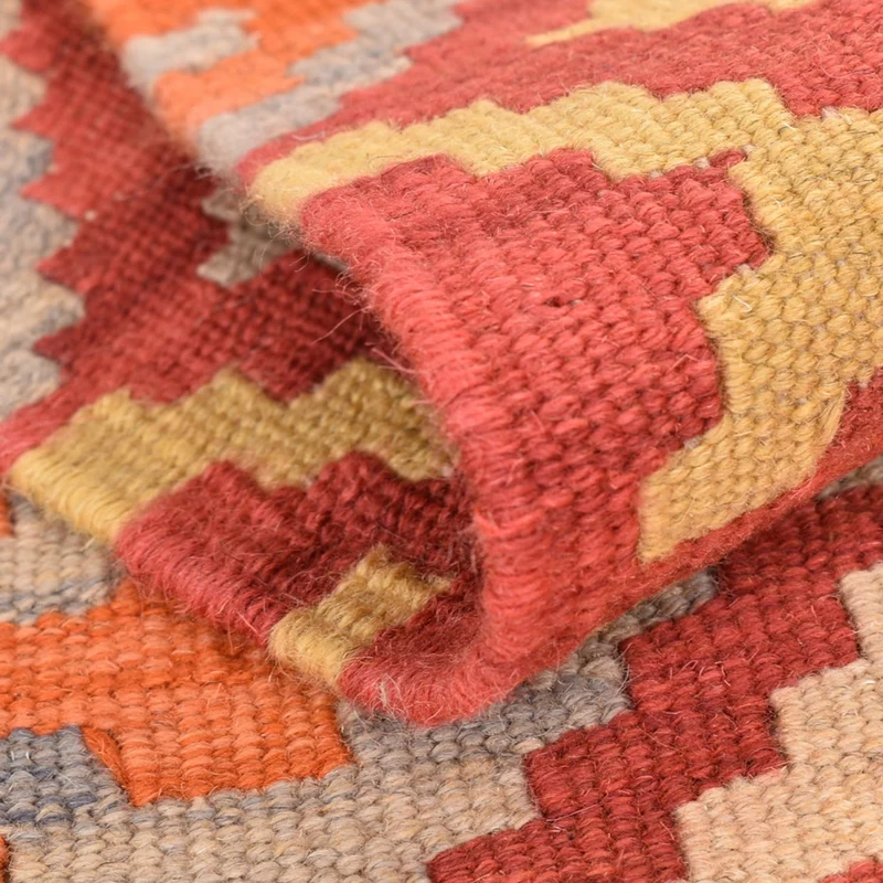 Kelim Fars Teppich 58x201cm - mehrfarbig