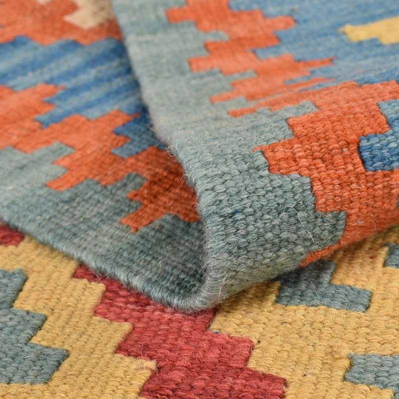 Kelim Fars Teppich 157x203cm - mehrfarbig