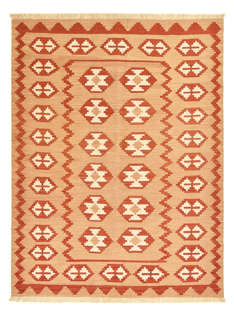 Kelim Fars Teppich 151x197cm - mehrfarbig