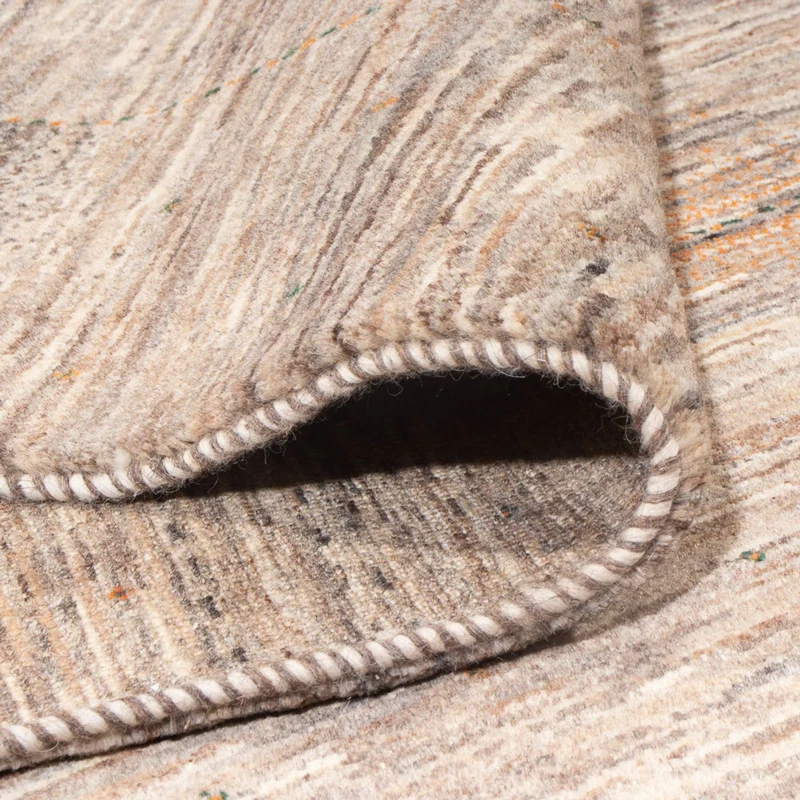 Gabbeh Teppich - Loribaft Perser - 228 x 307 cm - dunkelbeige