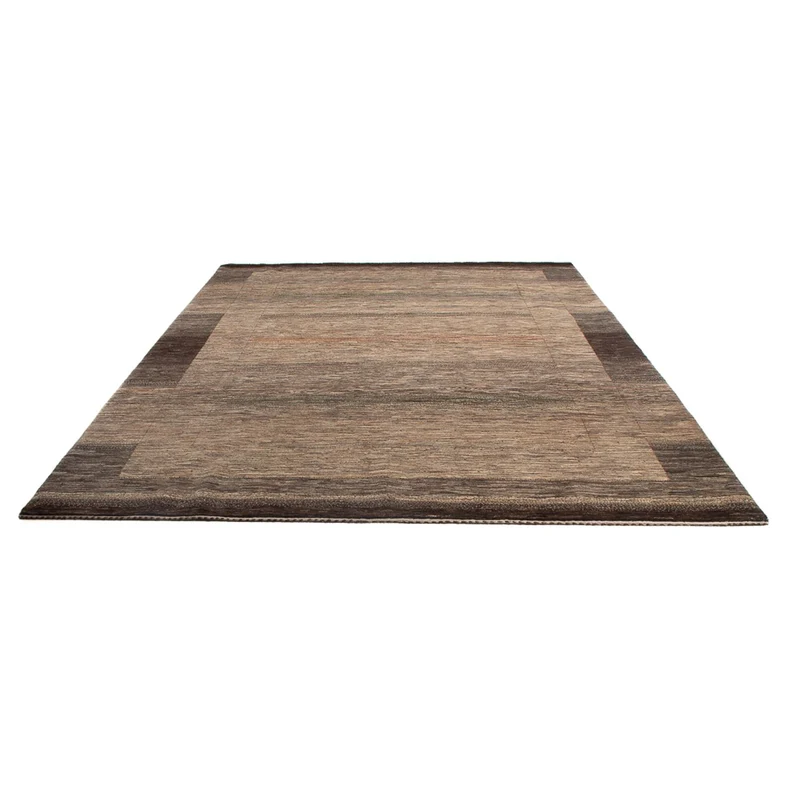 Gabbeh Teppich - Loribaft Perser - 228 x 307 cm - dunkelbeige