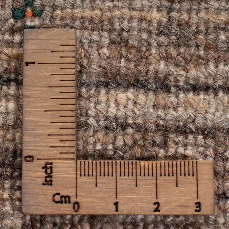 Gabbeh Teppich - Loribaft Perser - 228 x 307 cm - dunkelbeige