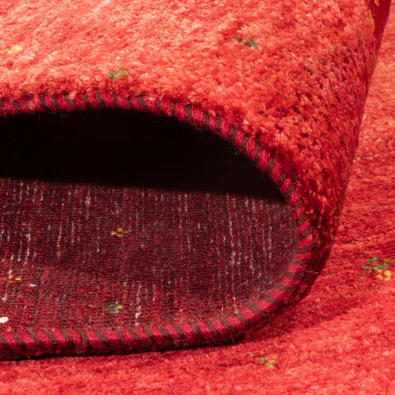 Gabbeh Teppich - Loribaft Perser - 150 x 222 cm - rot