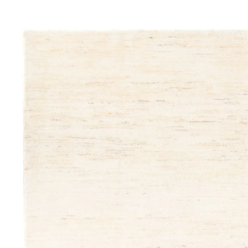 Gabbeh Teppich Softy 170x240cm - Wollteppich - hellgrau