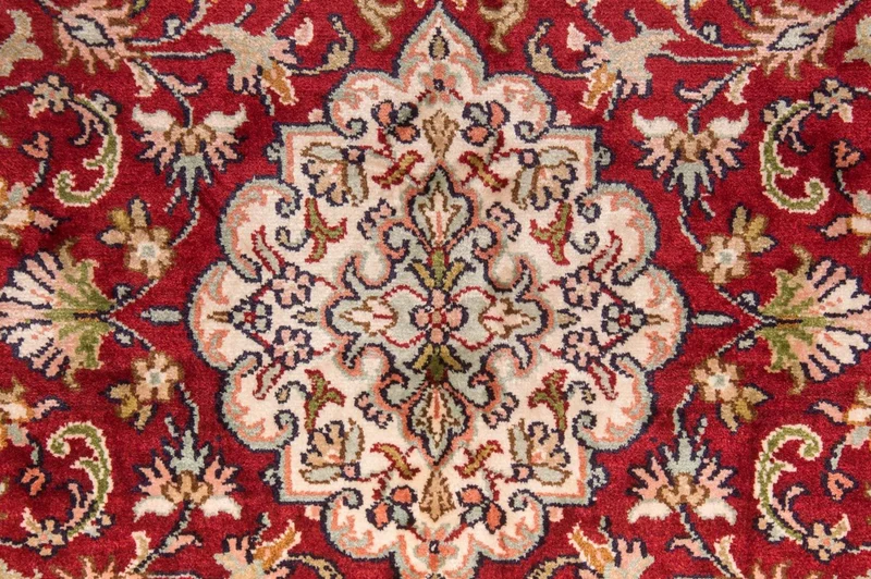 Kaschmir Seide Teppich 80x120cm - Orientteppich - rot