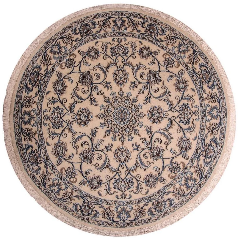 Perserteppich - Nain - Royal 150 x 150 cm Teppich Rund