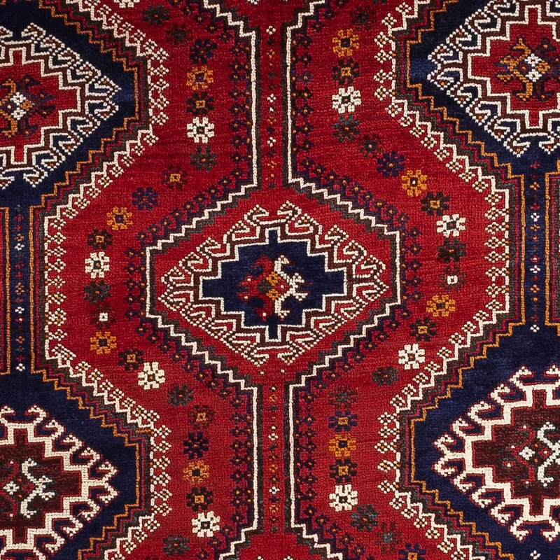 Ghashghai Teppich 170x249cm - Perserteppich - rot