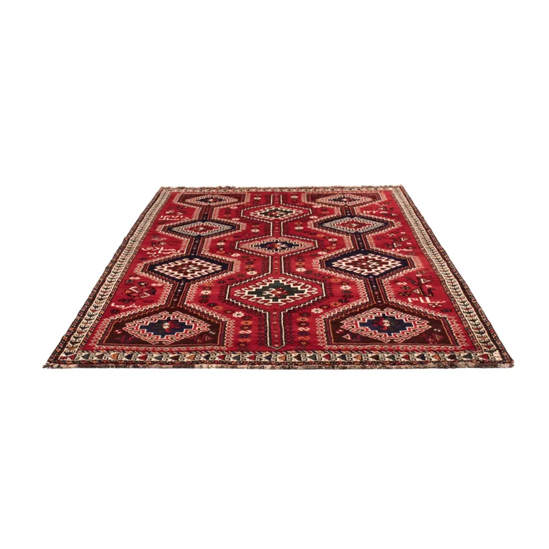 Ghashghai Teppich 170x249cm - Perserteppich - rot